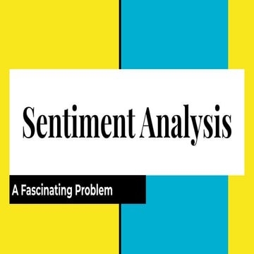 Sentiment analysis