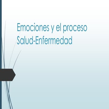 Sentimientos y proceso salud enfermedad