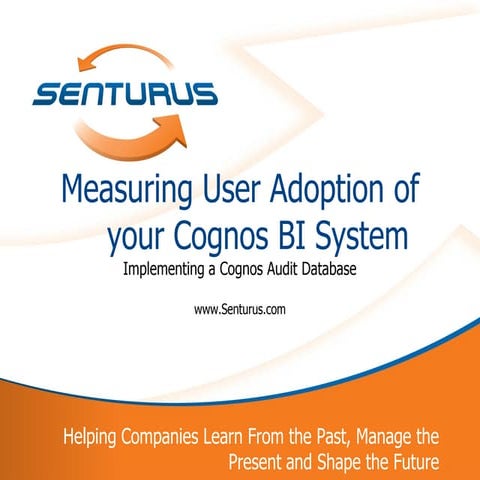 Measuring User Adoption of Your Cognos BI System