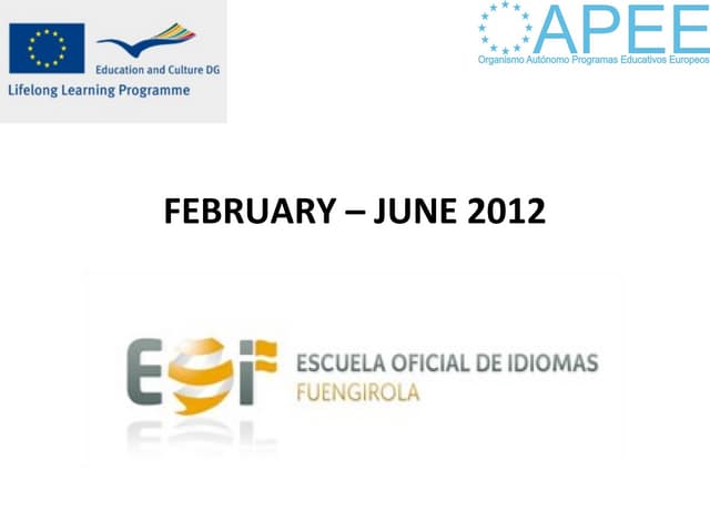 SenVol Presentation Spain. Klaipeda July 2012