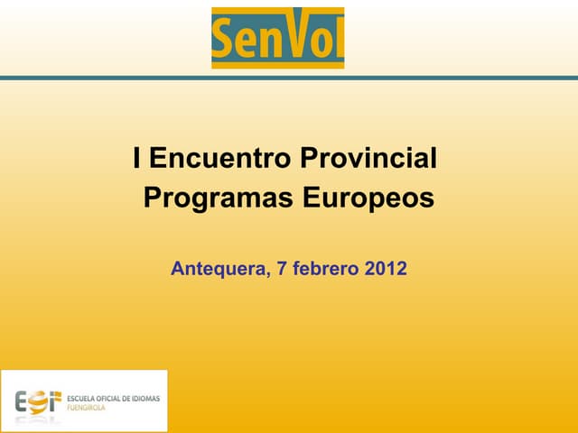 SenVol encuentro provincial antequera