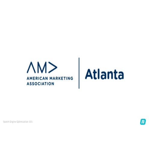 AMA Atlanta Marketing Series: SEO 101 with Stephanie Wallace