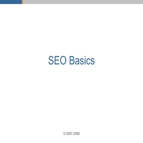 SEO Basics