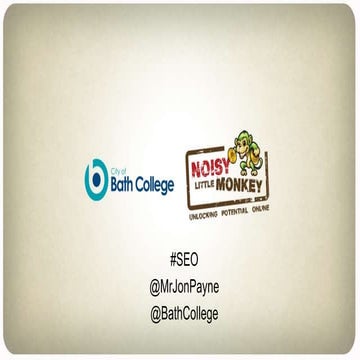 City of Bath College #SEO Training