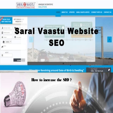 How to increase the SEO ?