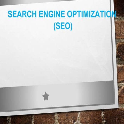 SEO AND DIGITAL MARKETING