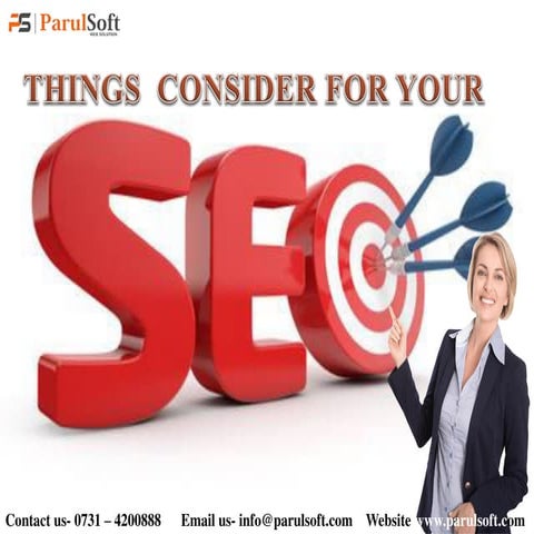 TOP 5 THINGS YOU SHOULD CONSIDER FOR YOUR SEO