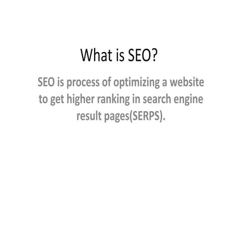 What is SEO and types of SEO?