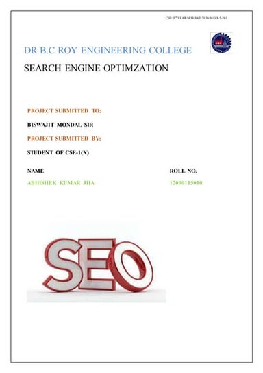 Seo(Search Engine Optimization )