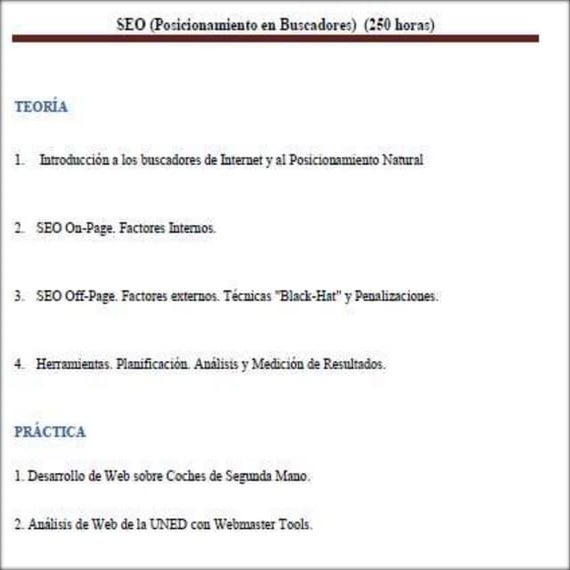SEO Fundación UNED