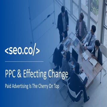 Using Pay Per Click to Create an Impact 