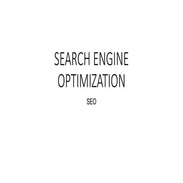 SEO basics for beginners | PDF