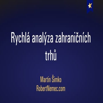 Rychlá analýza zahraničních trhů pro SEO a PPC