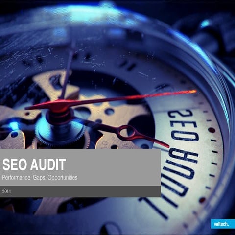 SEO Audit- performance, gaps and opportunities