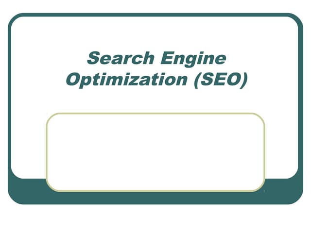 Seo beginners-slide-show