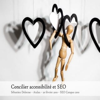 Concilier accessibilité et SEO