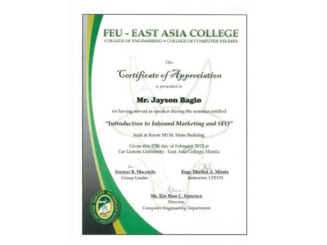 Seo Certs Ppt Seo Certs Ppt