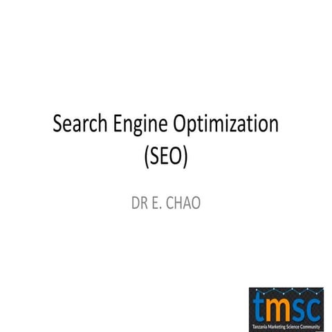 Search Engine Optimization (SEO)
