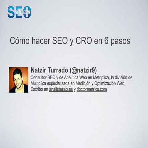 SEO y CRO en 6 pasos · Clinic SEO