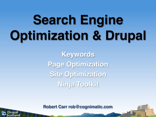 Search Engine Optimization & Drupal