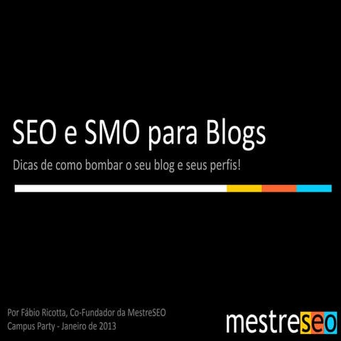 SEO e SMO para Blogs