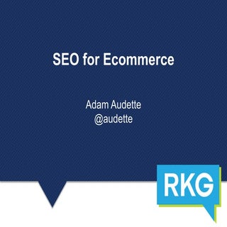 SEO for Ecommerce: A Comprehensive ...