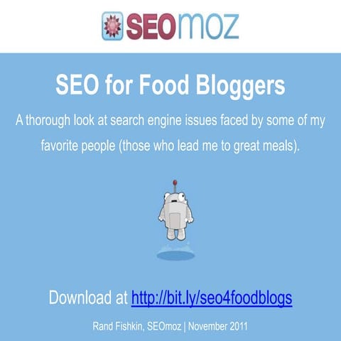 SEO for Food Bloggers