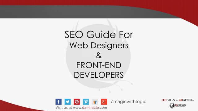 Seo guide & tips for web designers