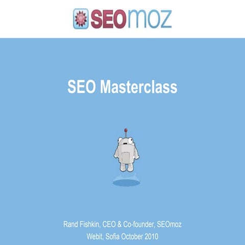 SEO Master Class Webit 2010