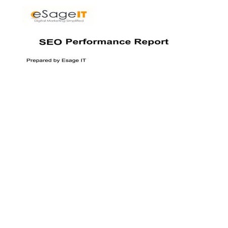 SEO Performance Report