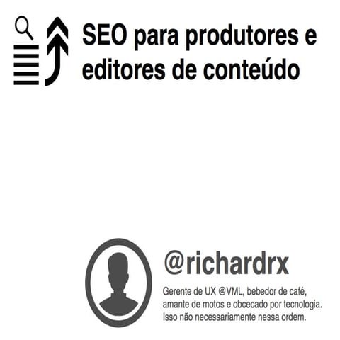SEO para Produtores de Conteúdo