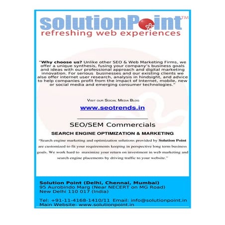 SEO Pricing & Cost Proposal