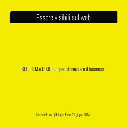 SEO - SEM - GOOGLE PLUS