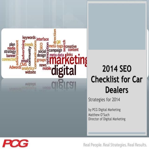 Seo strategies for car dealers by matt osuch