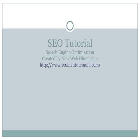 Seo tutorial - seo recommendations - seo tips - practical seo