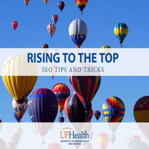 Rising to the Top: SEO Tips and Tricks