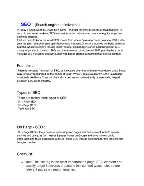 SEO Best Practices for 2025: Complete Guide | PDF