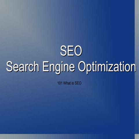 Seo101