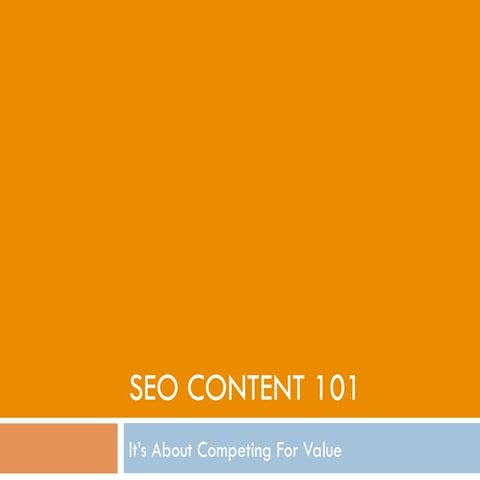 SEO Content Creation 101 By LinchpinSEO for Small Business in Chicago