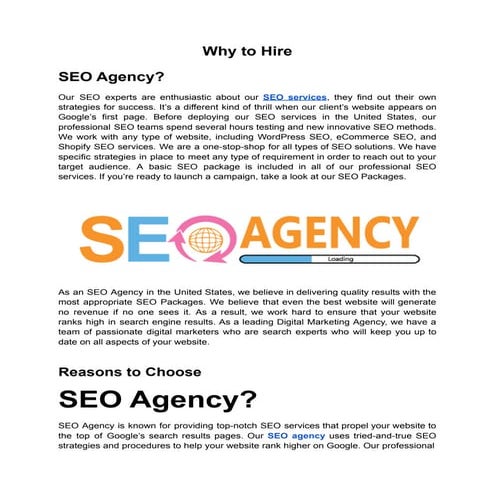 Seo agency 
