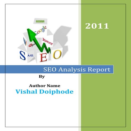 Seo analysis report template (1)