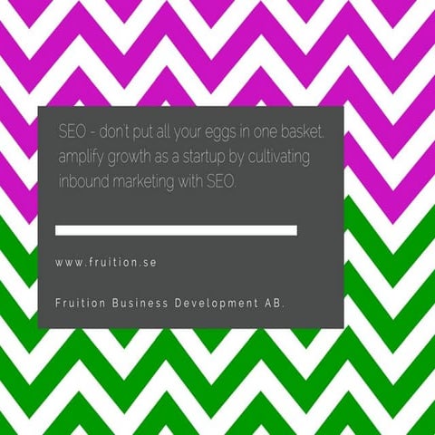 Don't put all your eggs in the SEO basket - amplify growth combining inbound ...