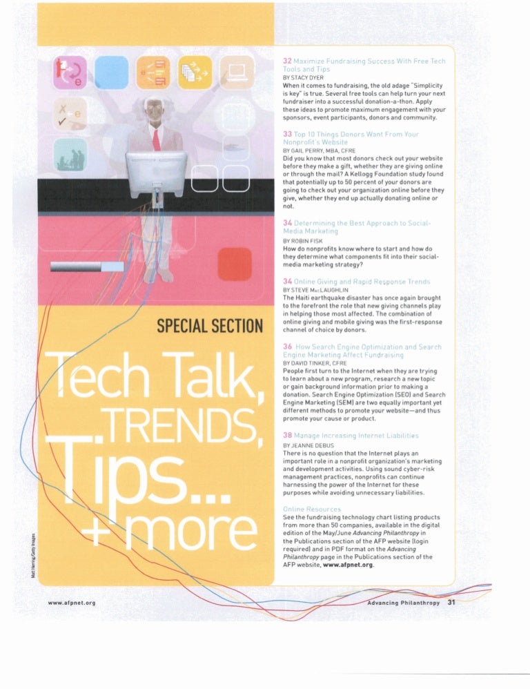 Dave Tinker Cfre Seo Sem Article From June 10 Advancing Philanthro