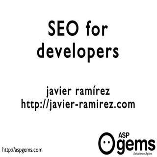 SEO for developers