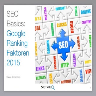 Seo Basics: Google Rankingfaktoren ...