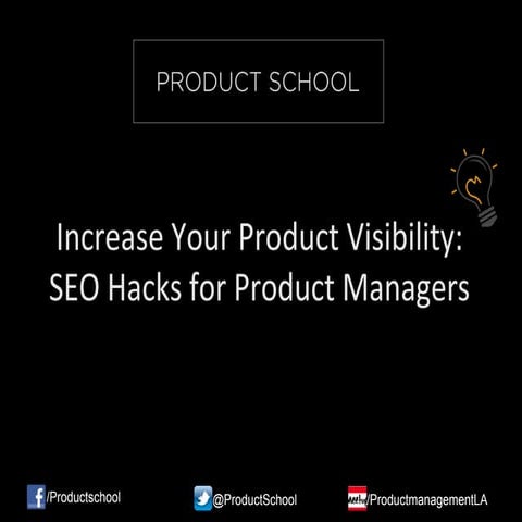 SEO Basics for Product Managers 