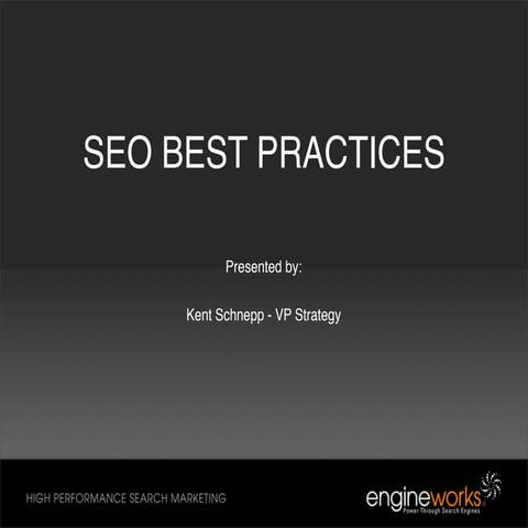 Seo Best Practices | PDF