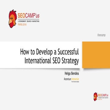 International SEO Strategy - Helga Bendea - Seocamp