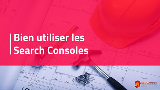 Bien utiliser les  Search Consoles ...