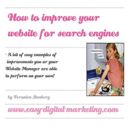 Seo checklist - easy steps on how to improve your website 